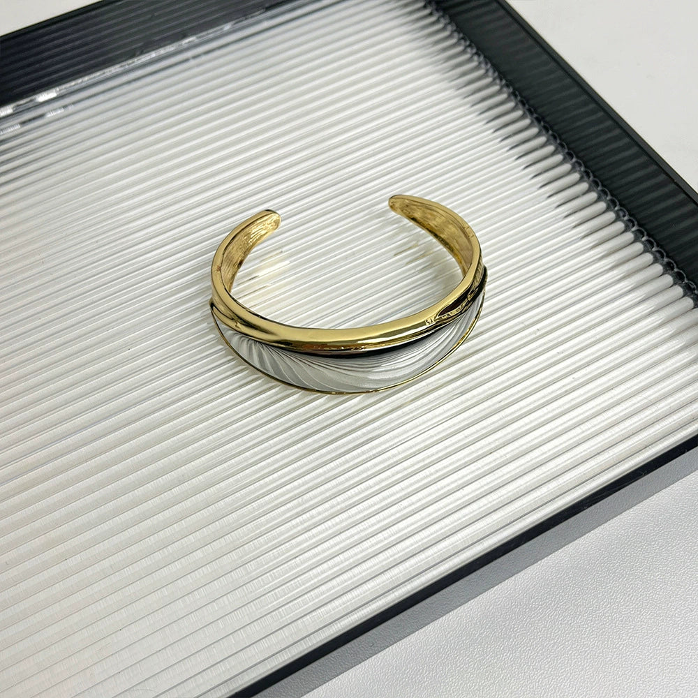 Marcy Polished Ring Bracelet - Gold Tone Bracelet [97T1X35P]