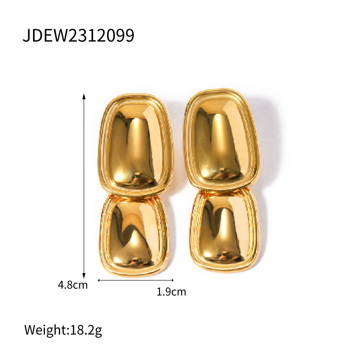 Braelynne Exaggerated Cat's Eye Earrings - JDEW2312099 [JDRXJFVR]