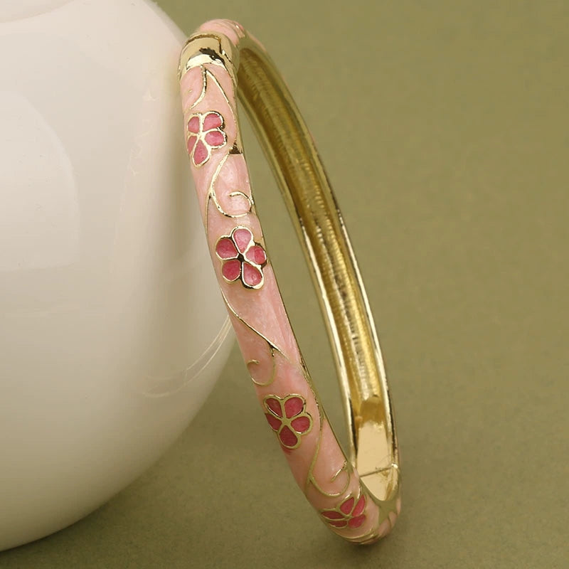 Zanyah Bloom Charm Bracelet - Light Pink [OLG2LCMB]