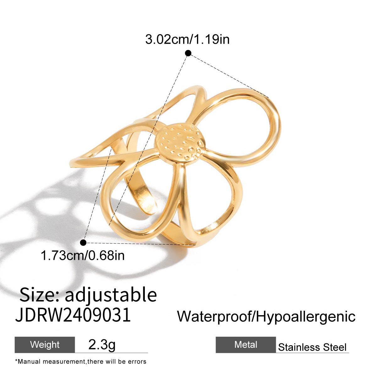 Kristi Floral Pearl Ring Set - JDRW2409031 [U9ZKU747]