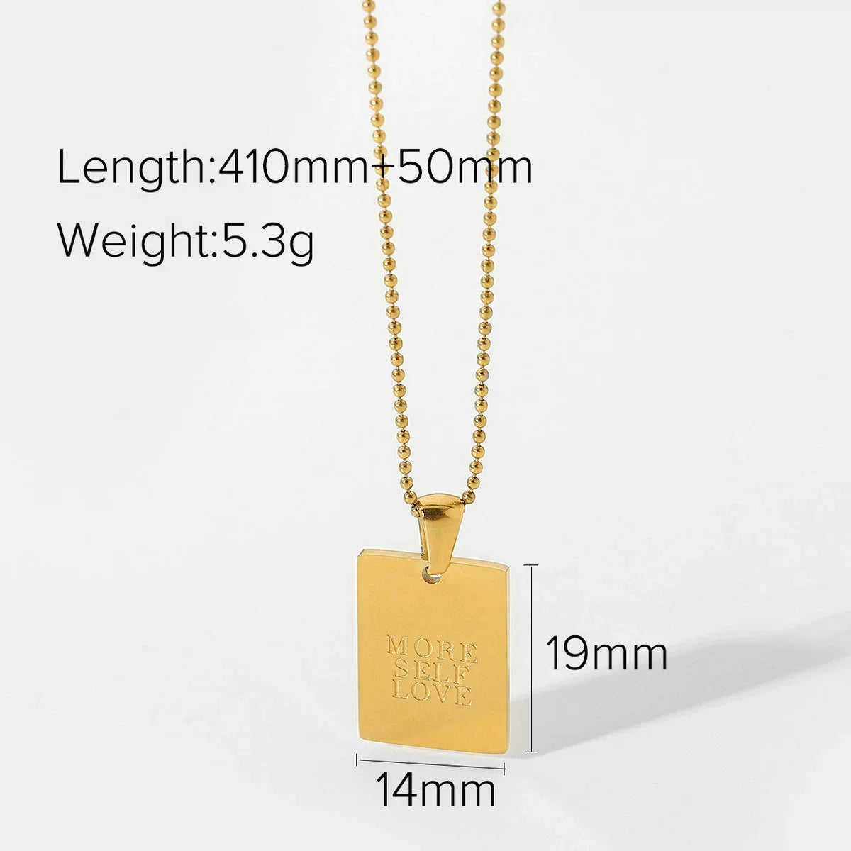 Ricki Layered Message Necklace - JDN20322-4