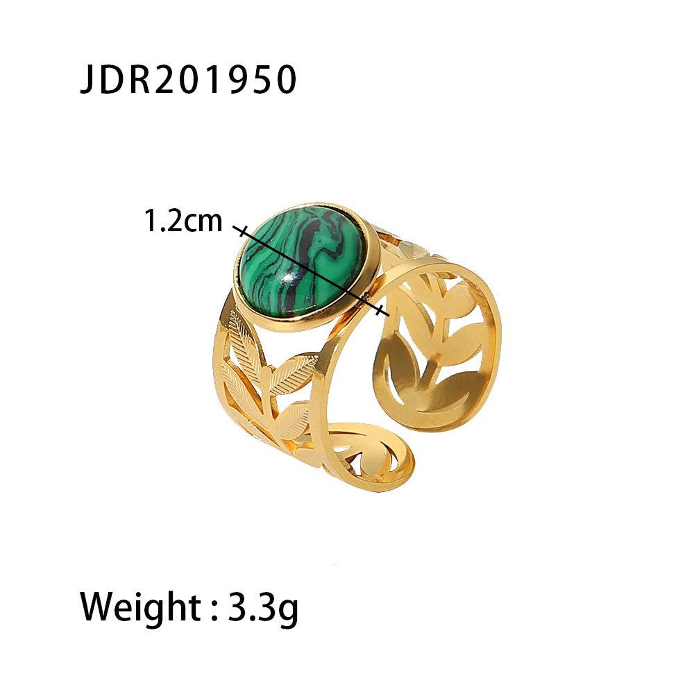 Grey Statement Gemstone Ring - JDR201950 [1V2QWU53]