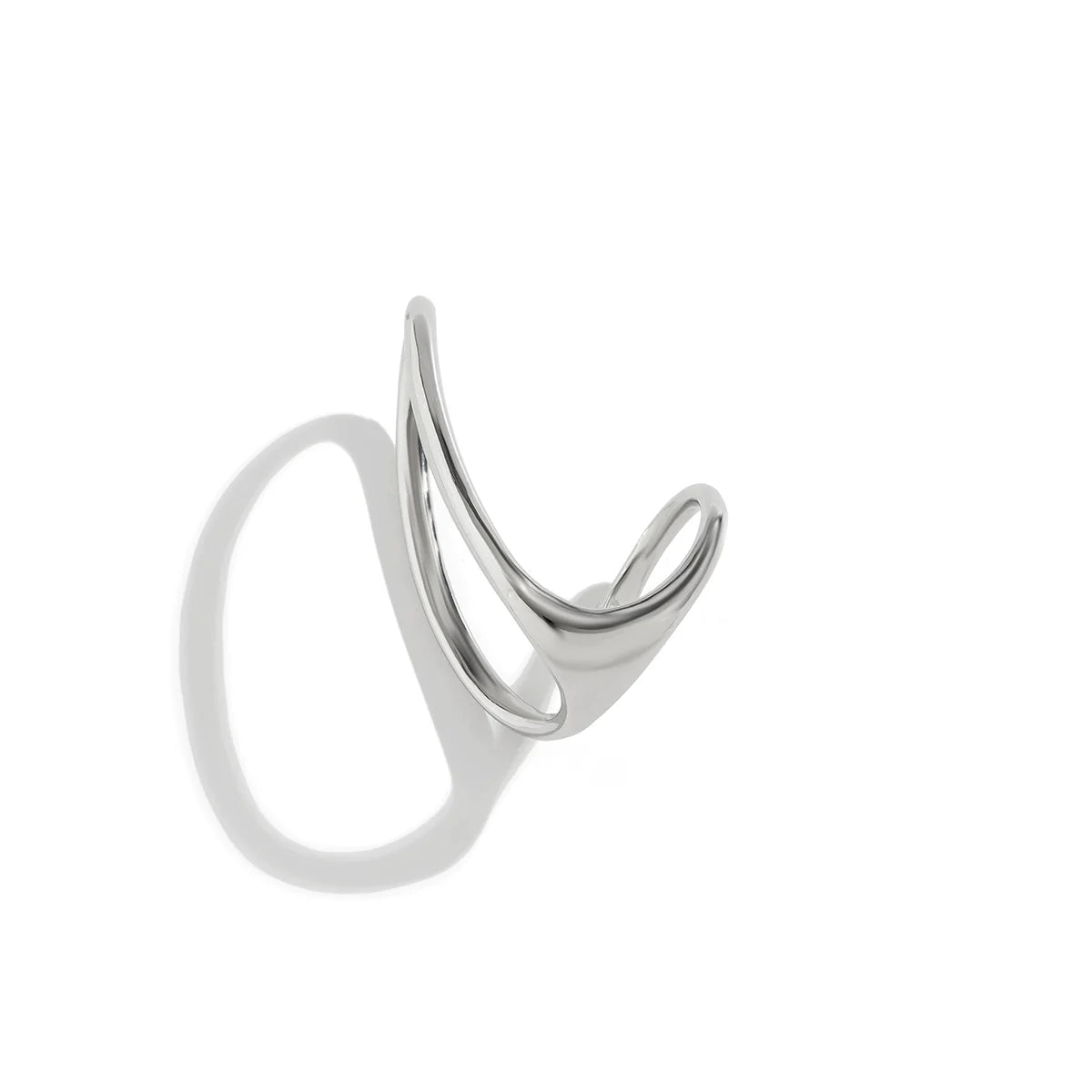 Kayce Modern Open Ring - Silver