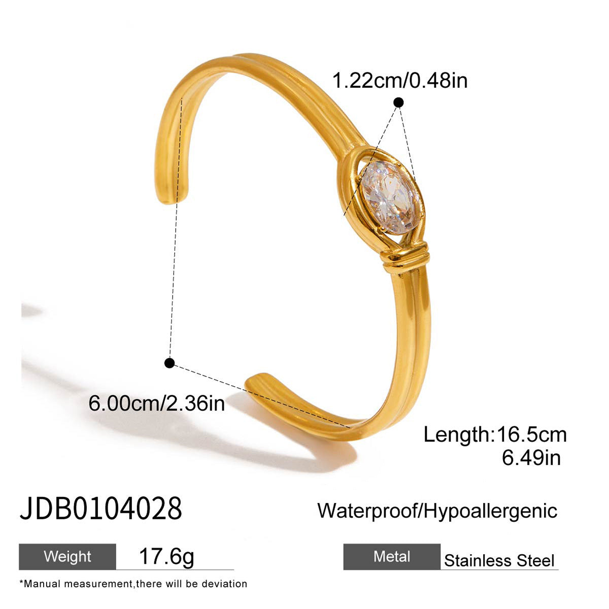 Zariah Statement Cuff Bracelet - JDB0104028 [MQ8CWWVZ]