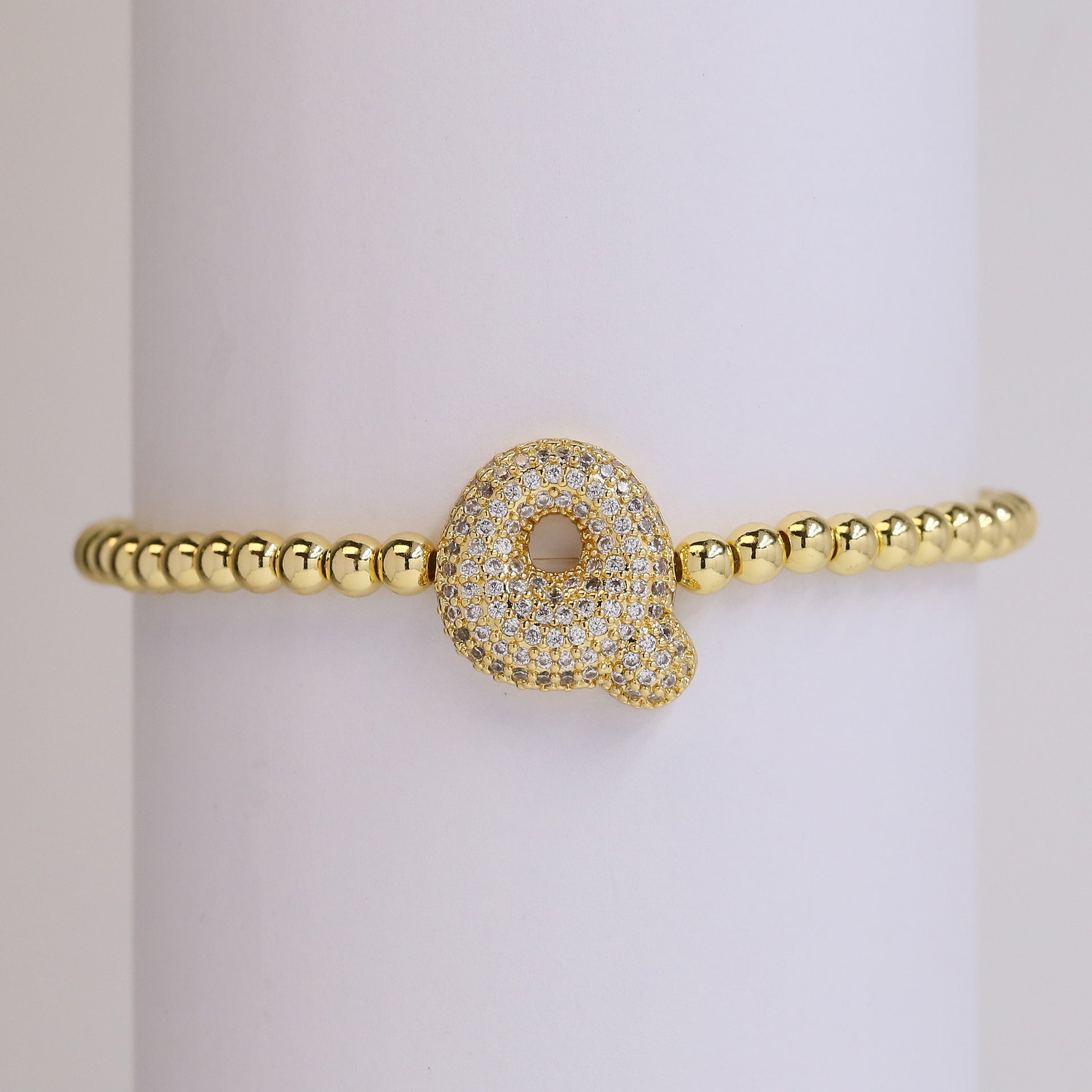 Jenesis Bubble Letter Bracelet - Q [UPDH69OH]