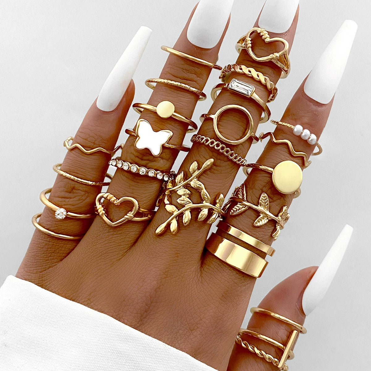 Kassidy Butterfly Ring Set - Style 14 [RHU6LHED]