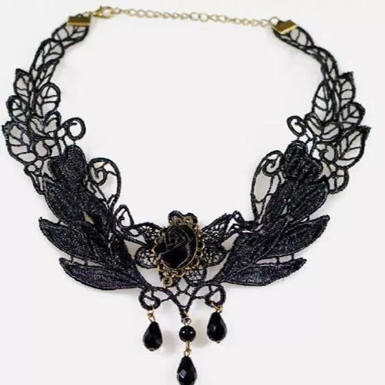 Amran Crystal Lace Choker - Style 25 [PF5DU5PR]