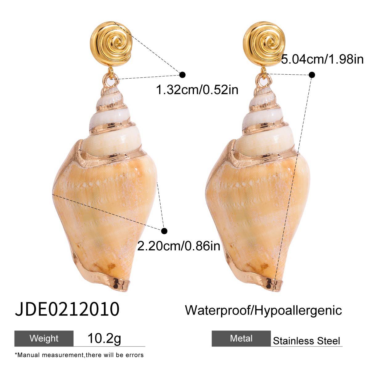 Theodora Shell Charm Jewelry Set - JDE0212010 [L0JVQO95]