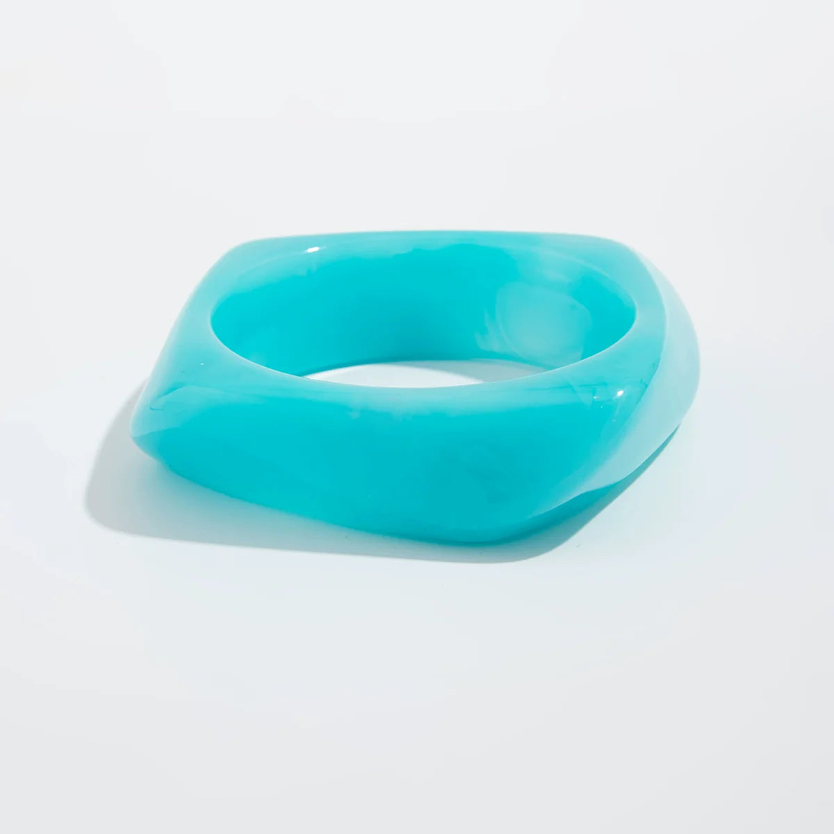 Jayleen Irregular Resin Bangle - Blue
