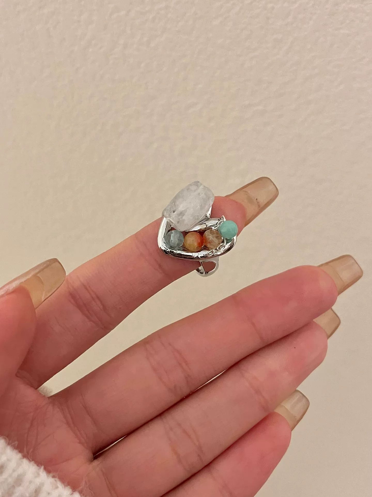 Makennah Colorful Stone Ring - Color B