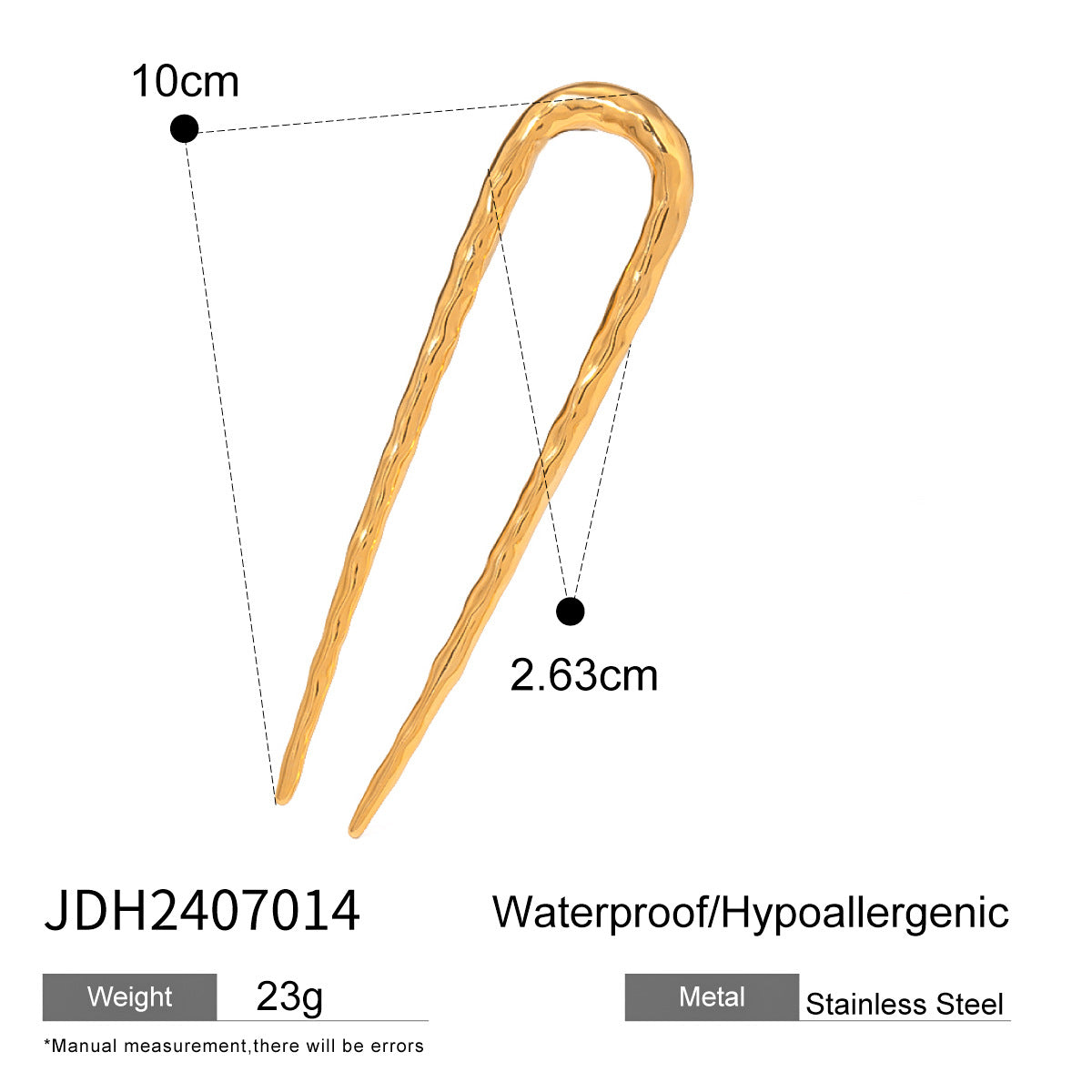 Harleen Luxe Rope Knot Hairpin - JDH2407014 [5ROLX98S]
