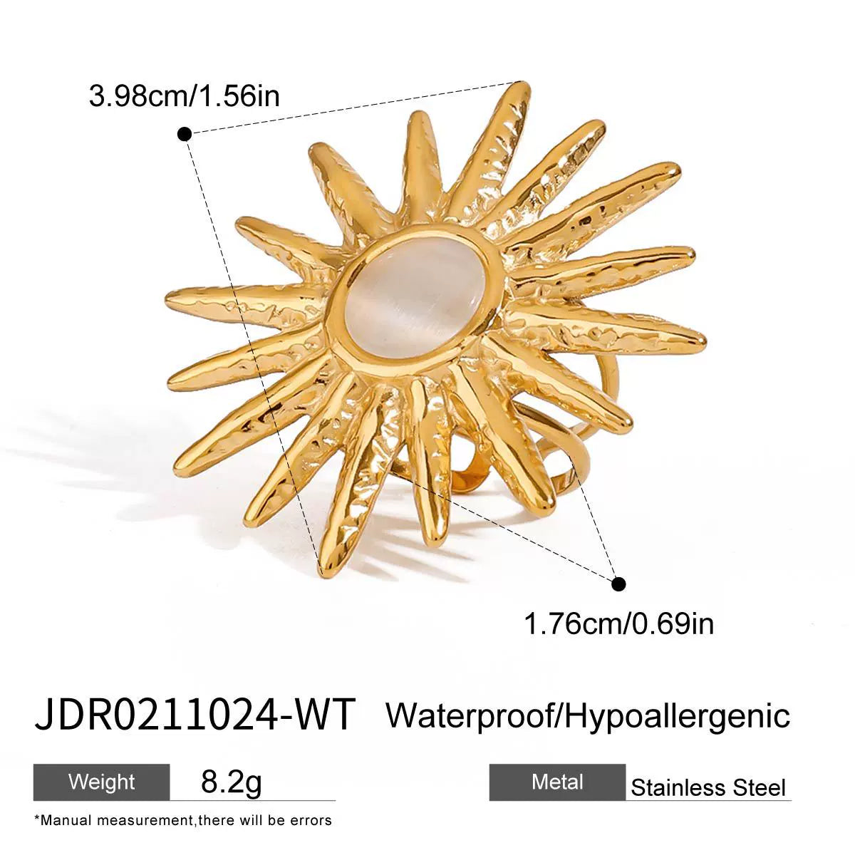 Makiah Niche Design Ring - JDR0211024 White [BH795ROP]