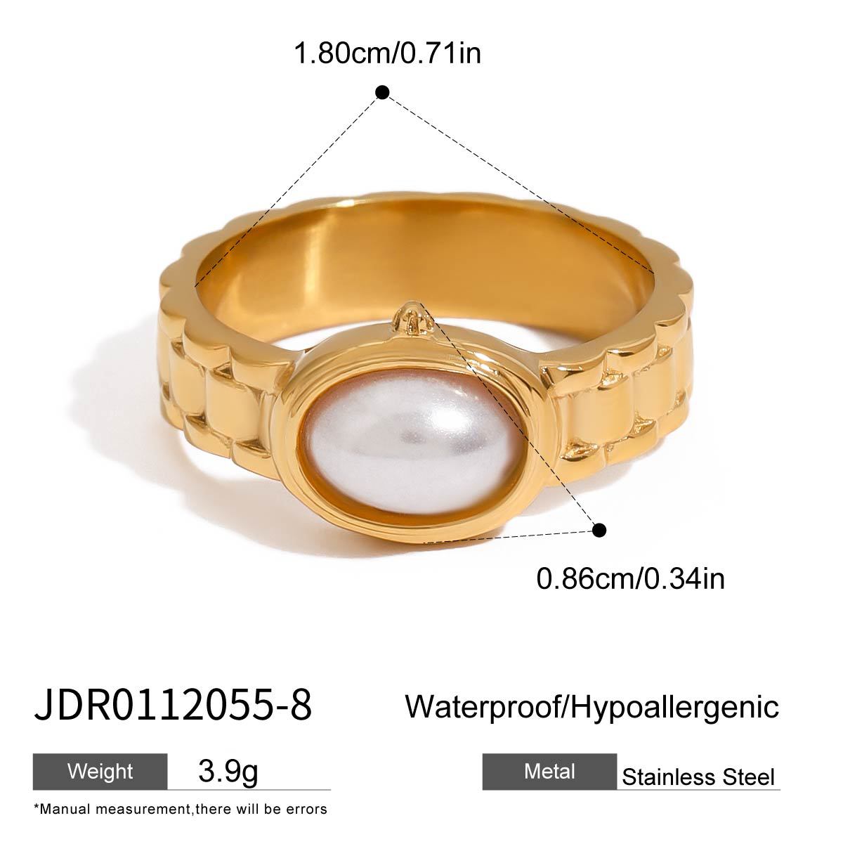 Mailyn Everlasting Pearl Ring - JDR0112055-8 [B7P2PW3A]