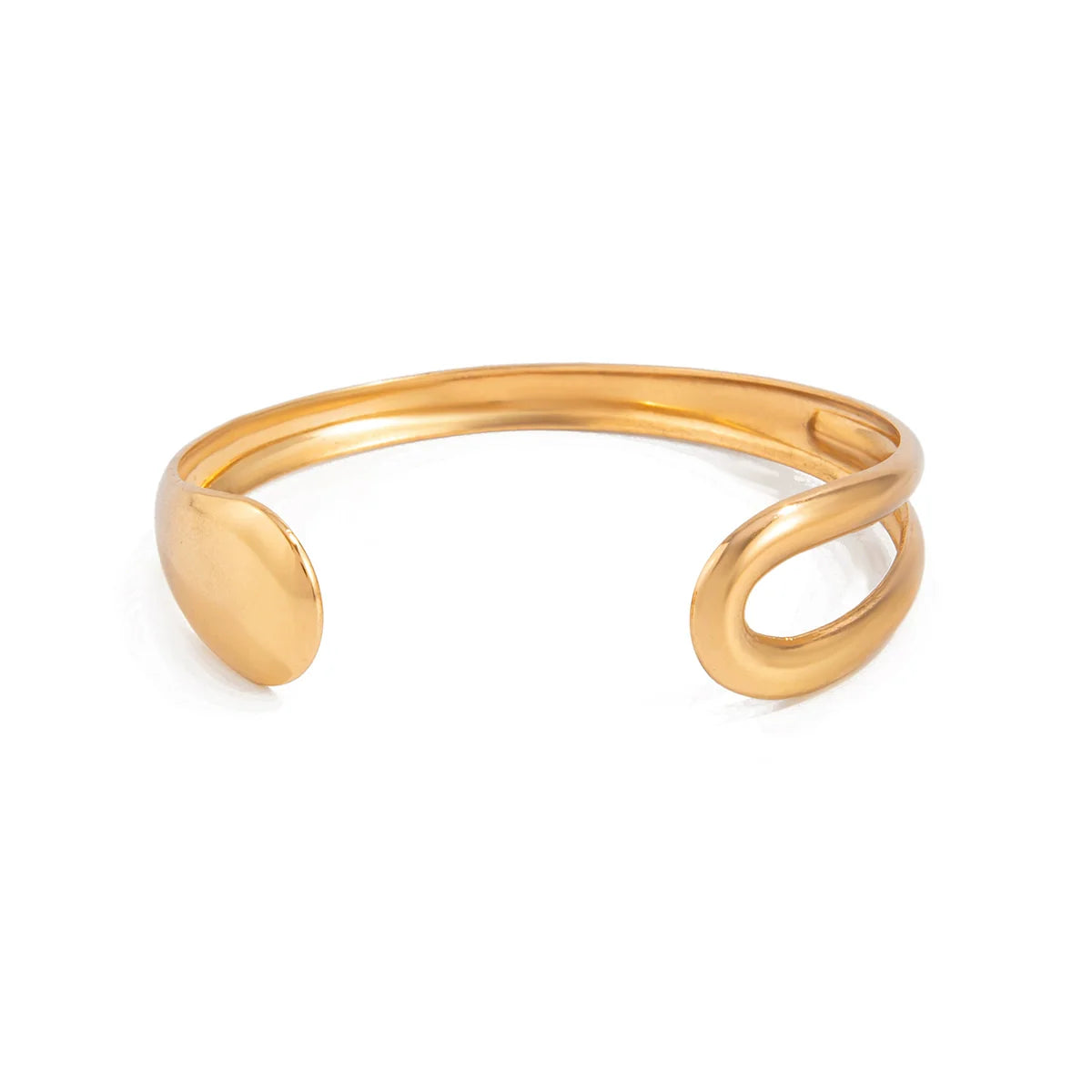 Skye Asymmetric Cutout Arm Cuff - Gold