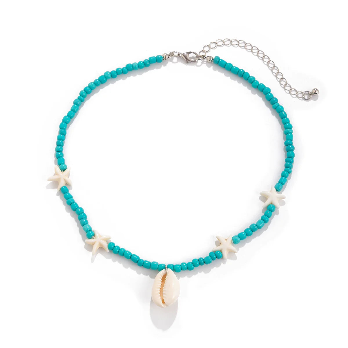 Amarianna Ocean Charm Necklace - Blue Starfish