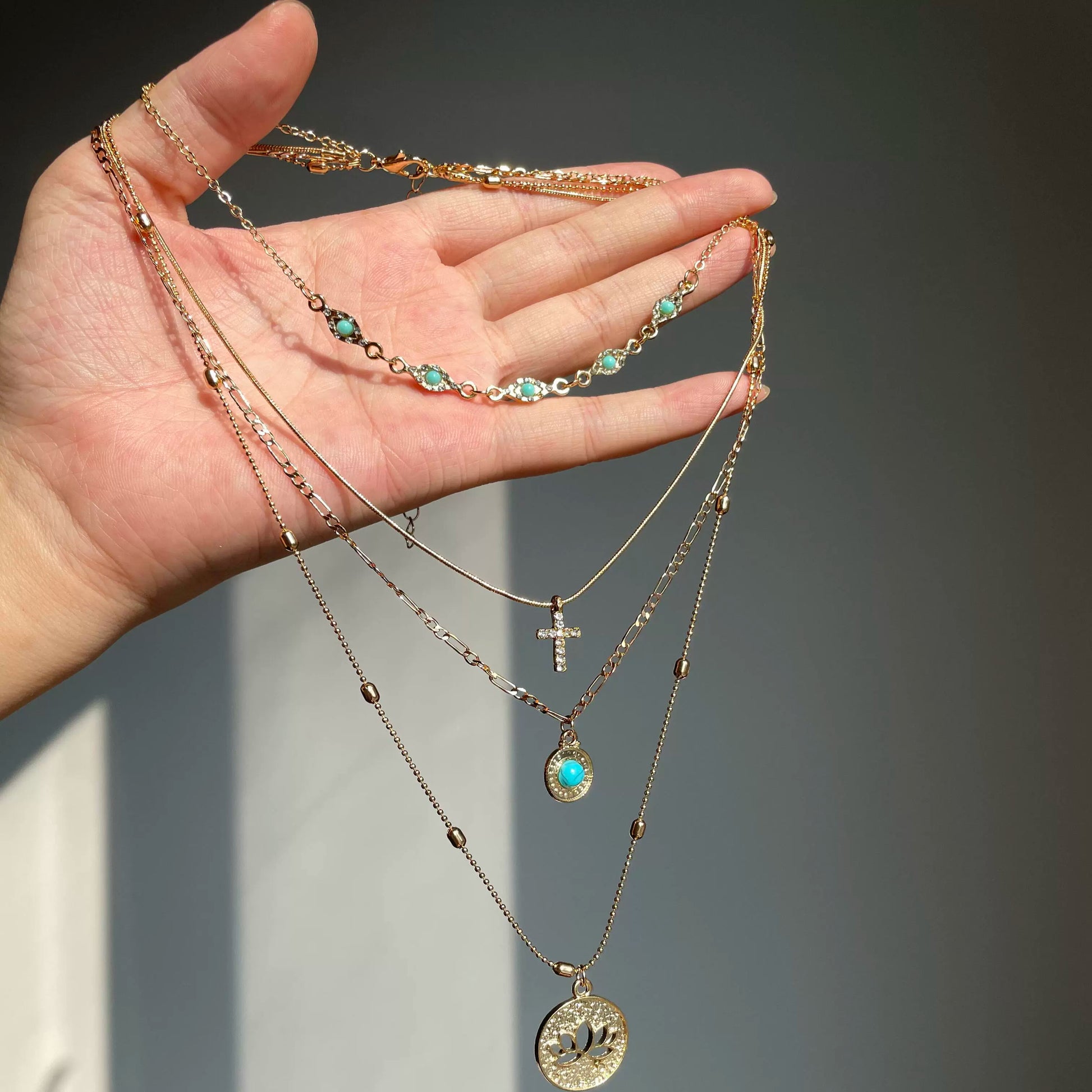 Empress Star Beach Layered Necklace - Layered Necklace