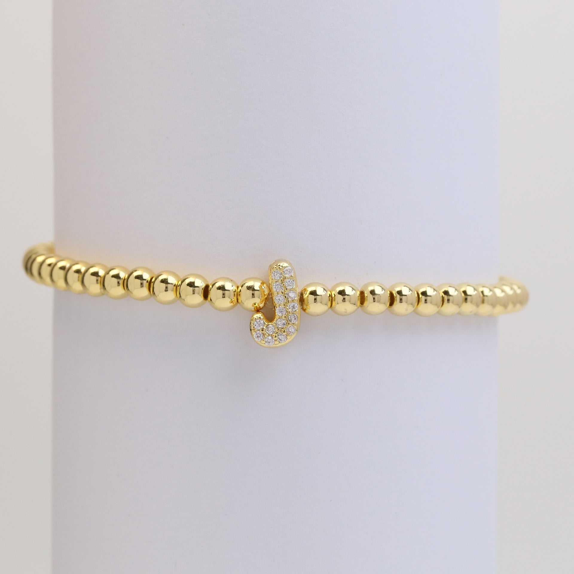 Aloni Bubble Letter Bracelet - Gold J [9JJON63J]