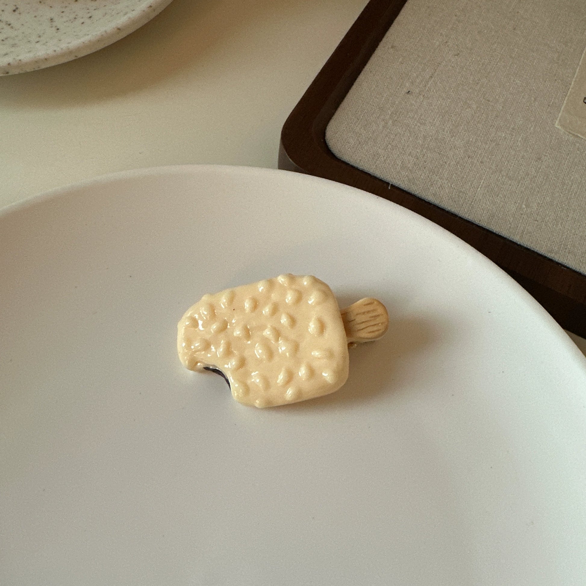 Marielle Ice Cream Hair Clip - Yellow [8UJQFVGJ]