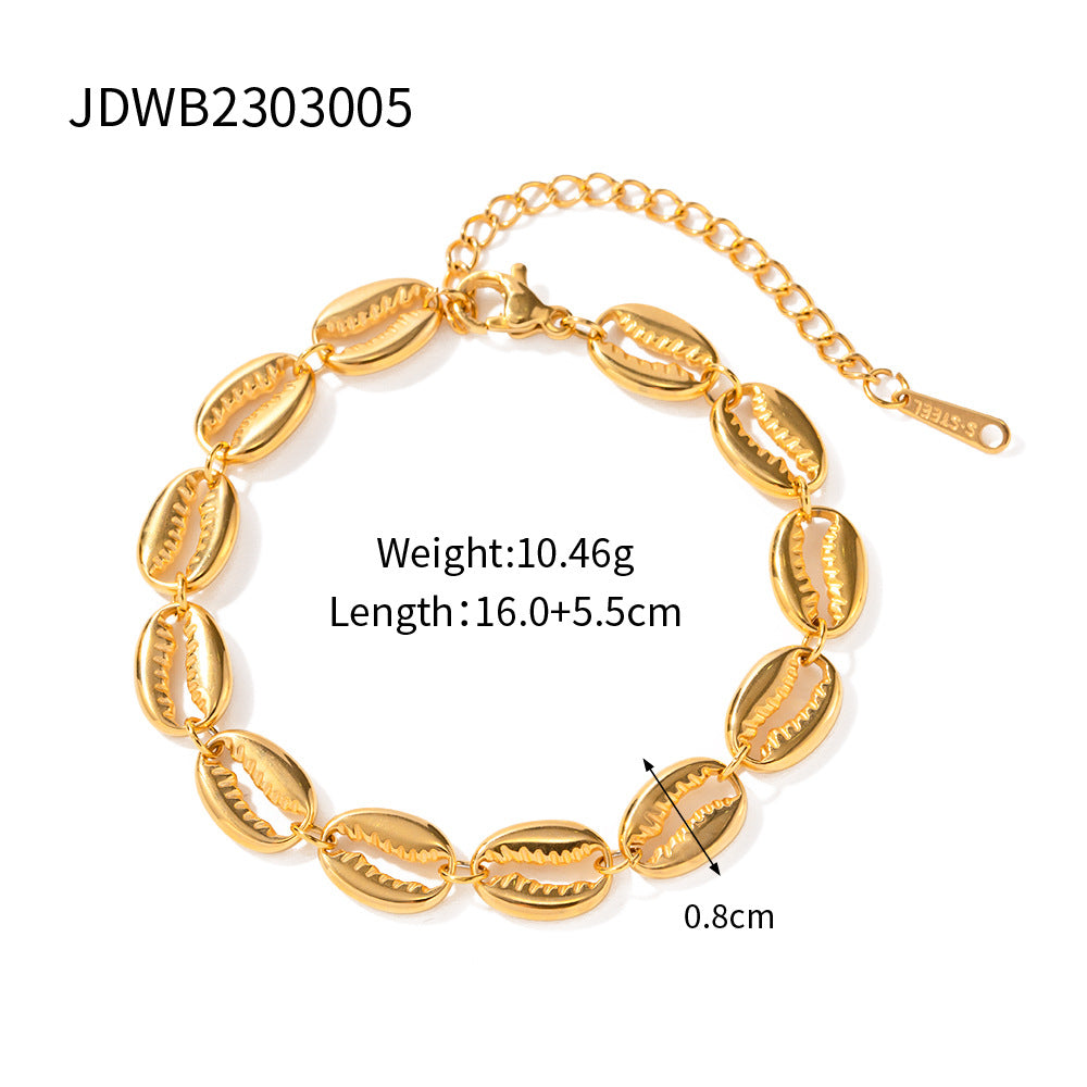 Maddox Gold Cuban Chain Bracelet - JDWB2303005 [W5YVQKCE]