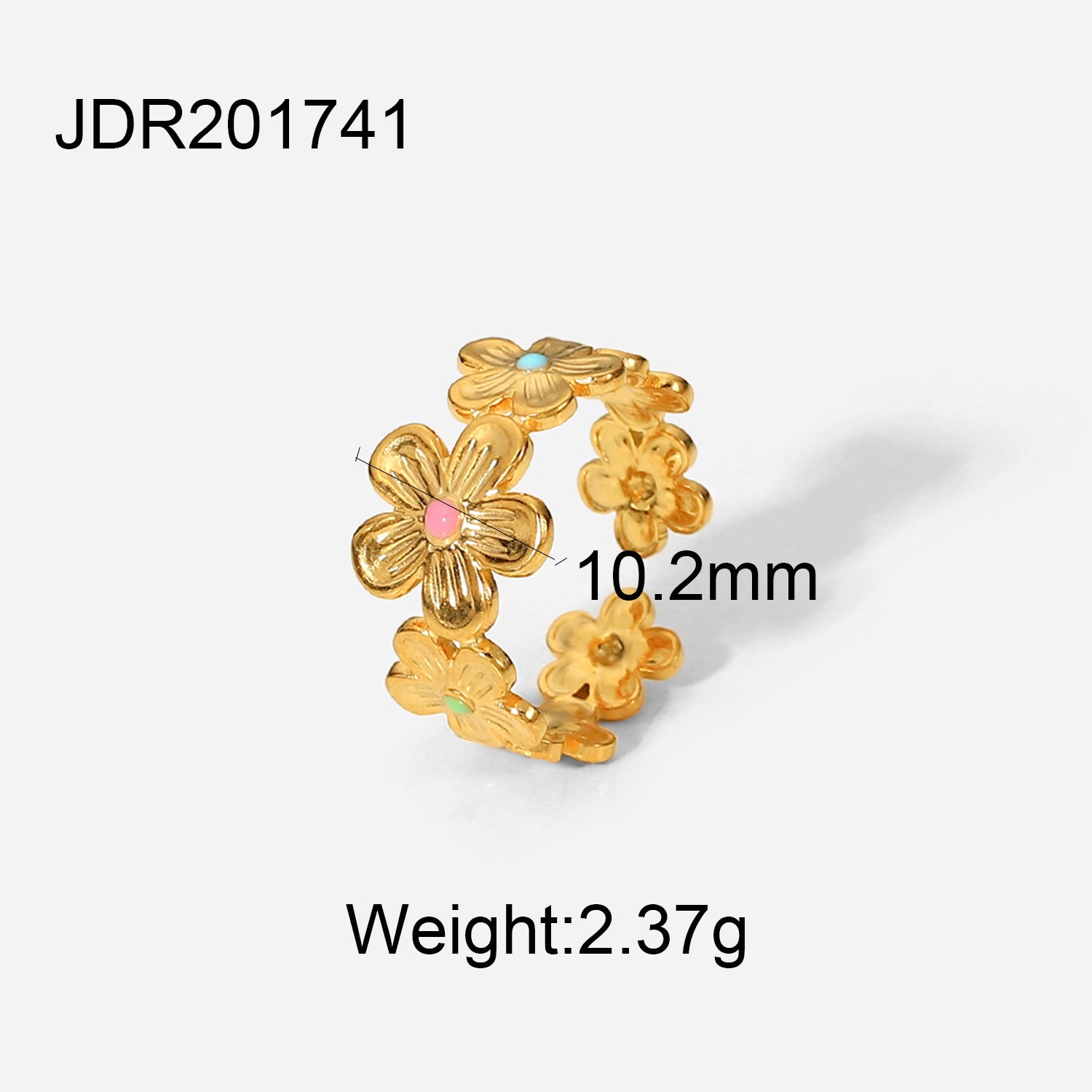 Bradlee Floral Pearl Earrings - JDR201741 [495ALQ80]