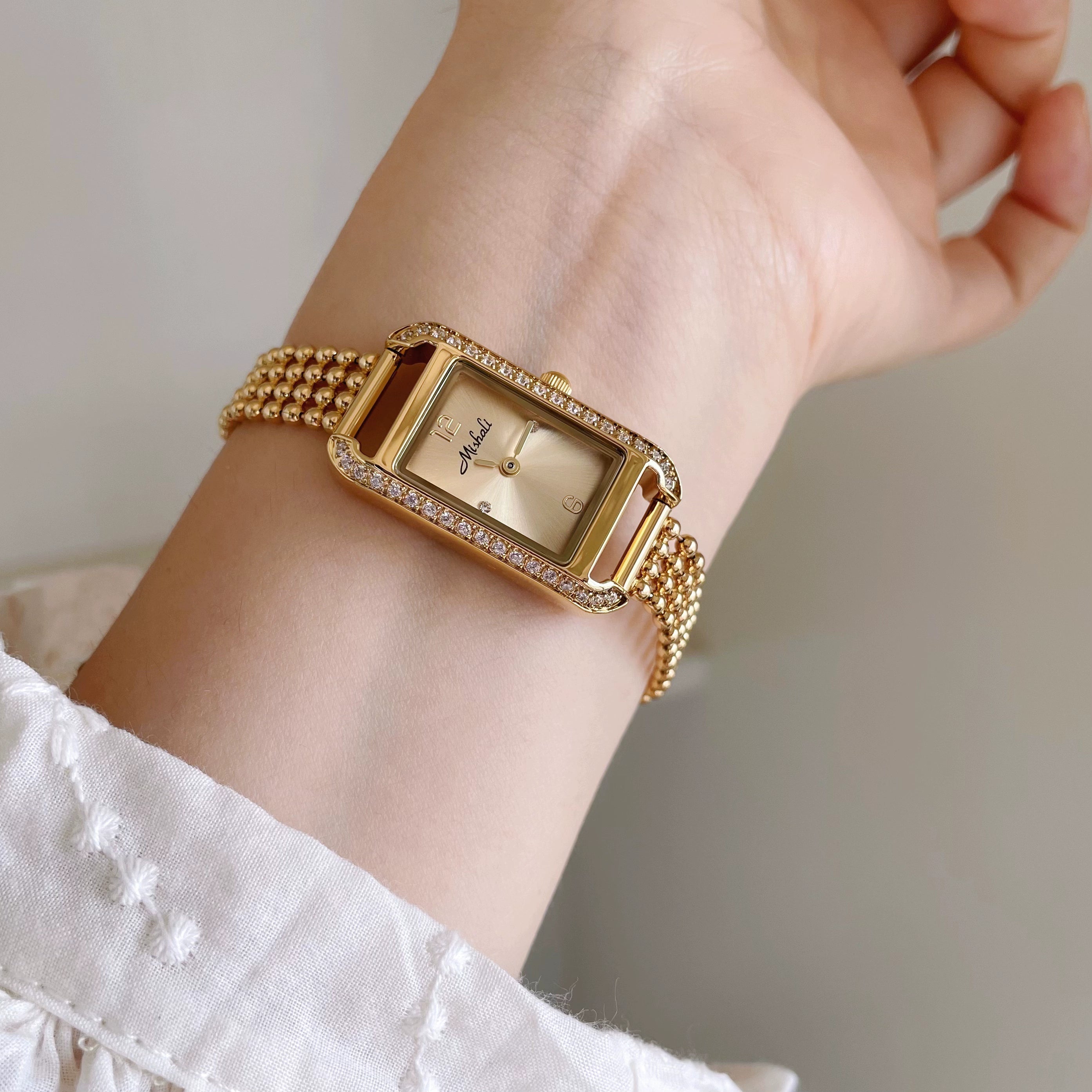 Astraea Golden Charm Watch - Gold Case Gold Face [34VEYBNR]