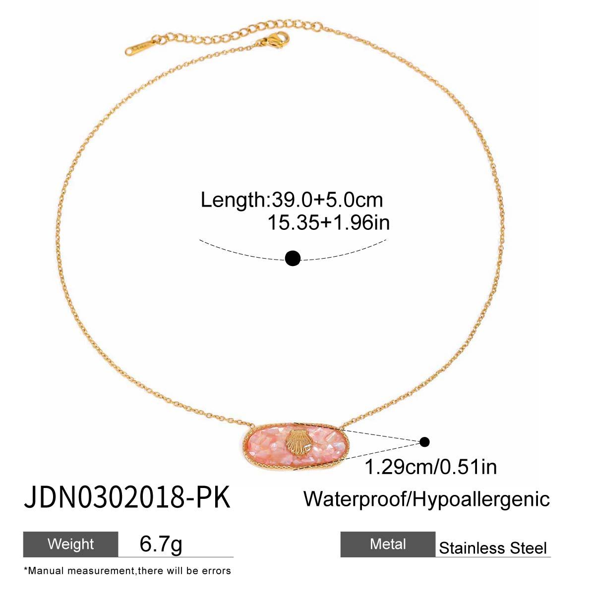 Nila Stainless Steel Heart Jewelry - JDN0302018-PK [CZ8O6DJE]