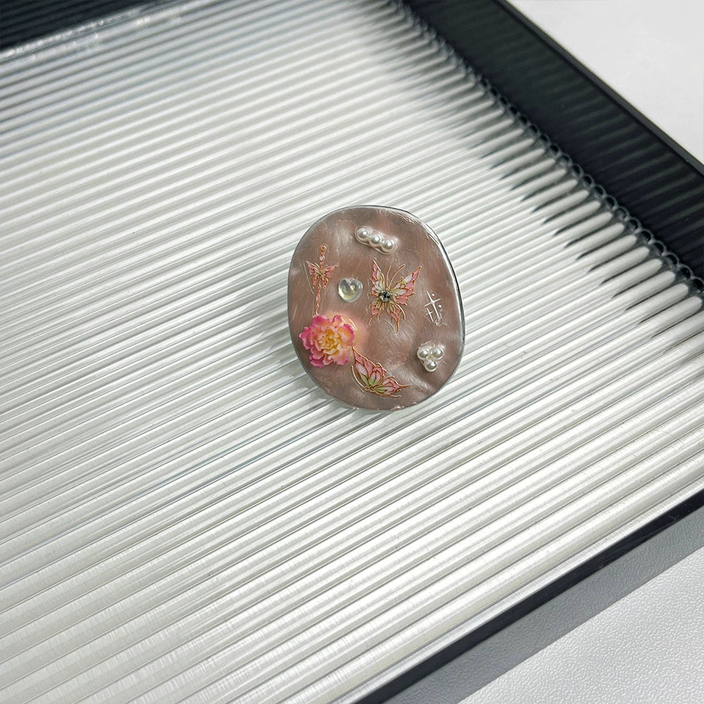 Maeve Colorful Enamel Ring - Color A [VH8B7U02]