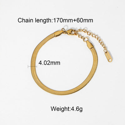 Eleonore Gold Emerald Bracelet - JDB201034-1 [BVU2MRUS]