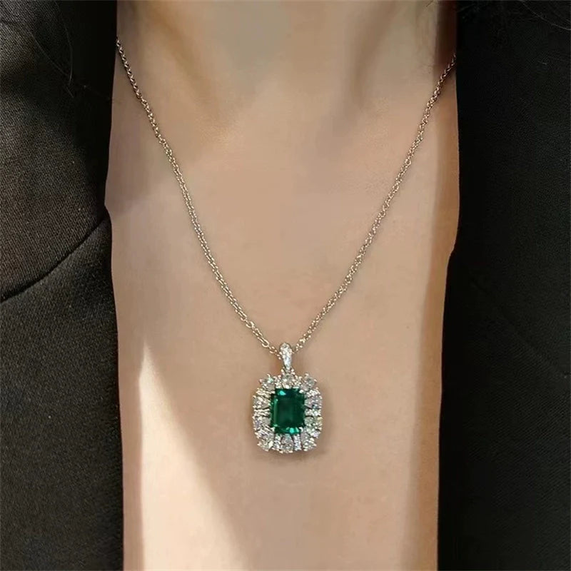 Mariely Emerald Sparkle Set - Necklace