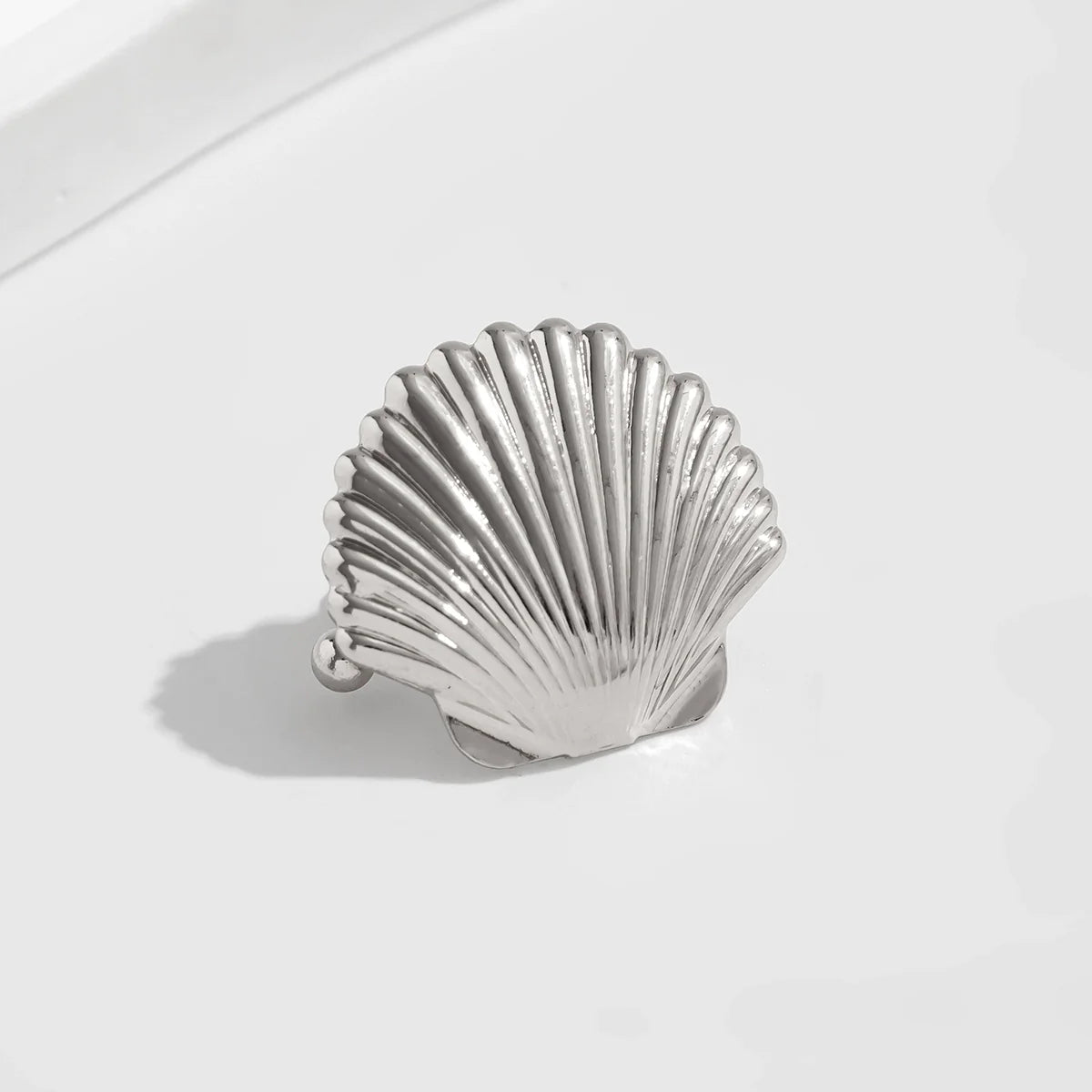 Michael Ocean Ear Cuffs - Scallop Shell Silver