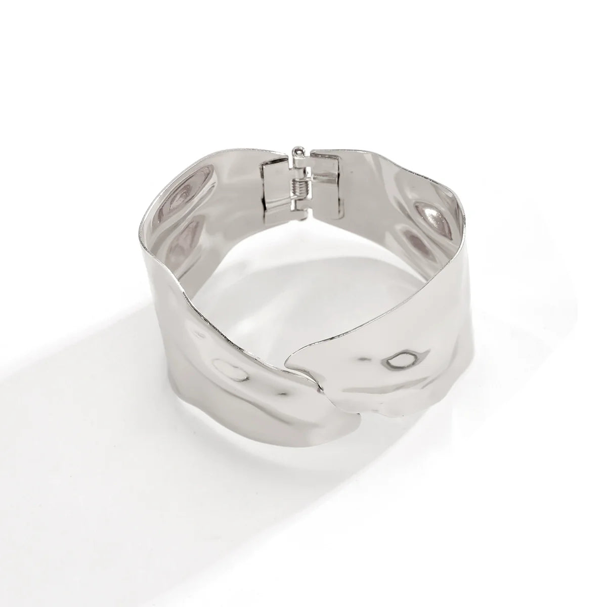 Saray Sculpted Cuff Bracelet - Silver