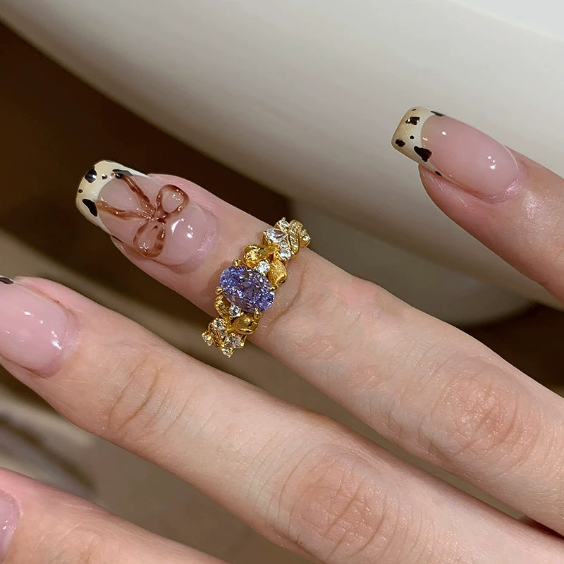 Ailani Bauhinia Vintage Rings - B-Style Bauhinia Flower Open Ring [YHDUOAFF]