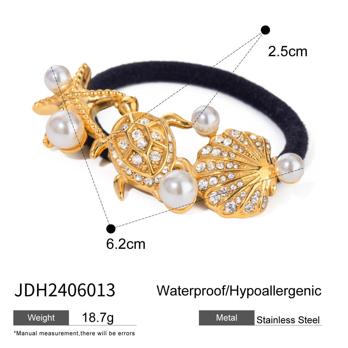 Aasiyah Sleek U-Shape Hair Tie - JDH2406013 [ARCRBUL1]