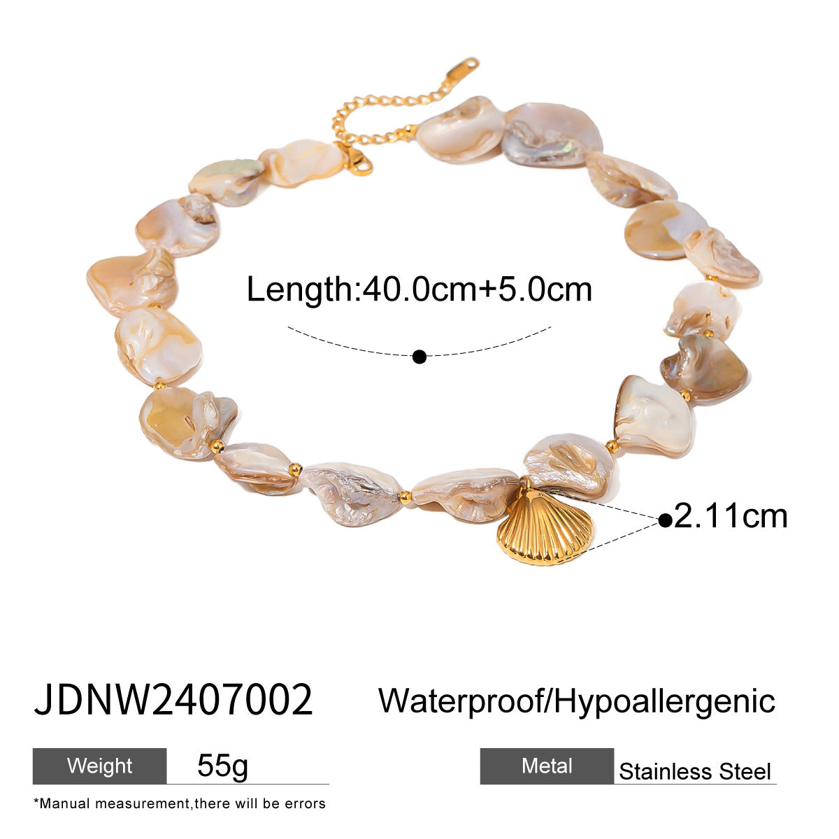 Kynzlee Shell Pendant Necklace - JDNW2407002 [VTWRTJO6]