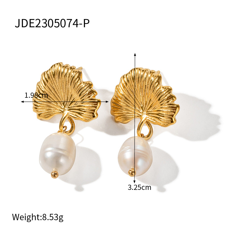 Carrington Pearl Drop Earrings - JDE2305074-P [I4KQJNE5]