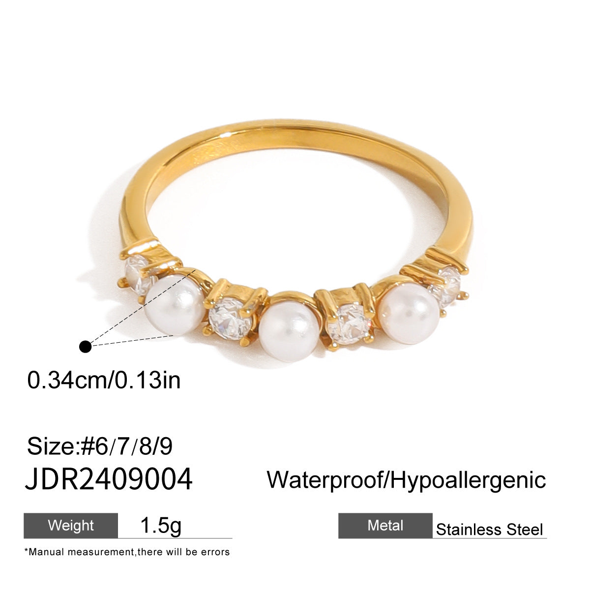 Anshika Pink Zircon Statement Ring - JDR2409004-7 [L8FO7GQT]
