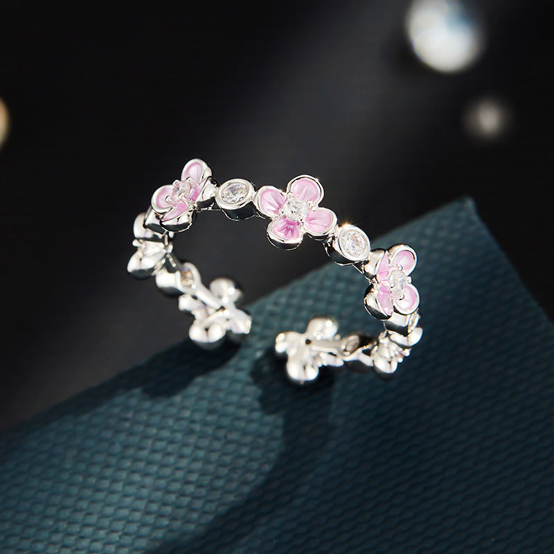 Simran Floral Enamel Ring - R14610K0105 [GJ1AVUEF]