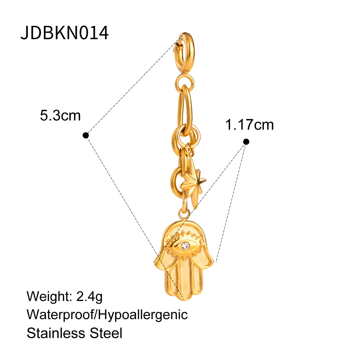 Franki Bikini Charms - JDBKN014 [S2BLYMNC]