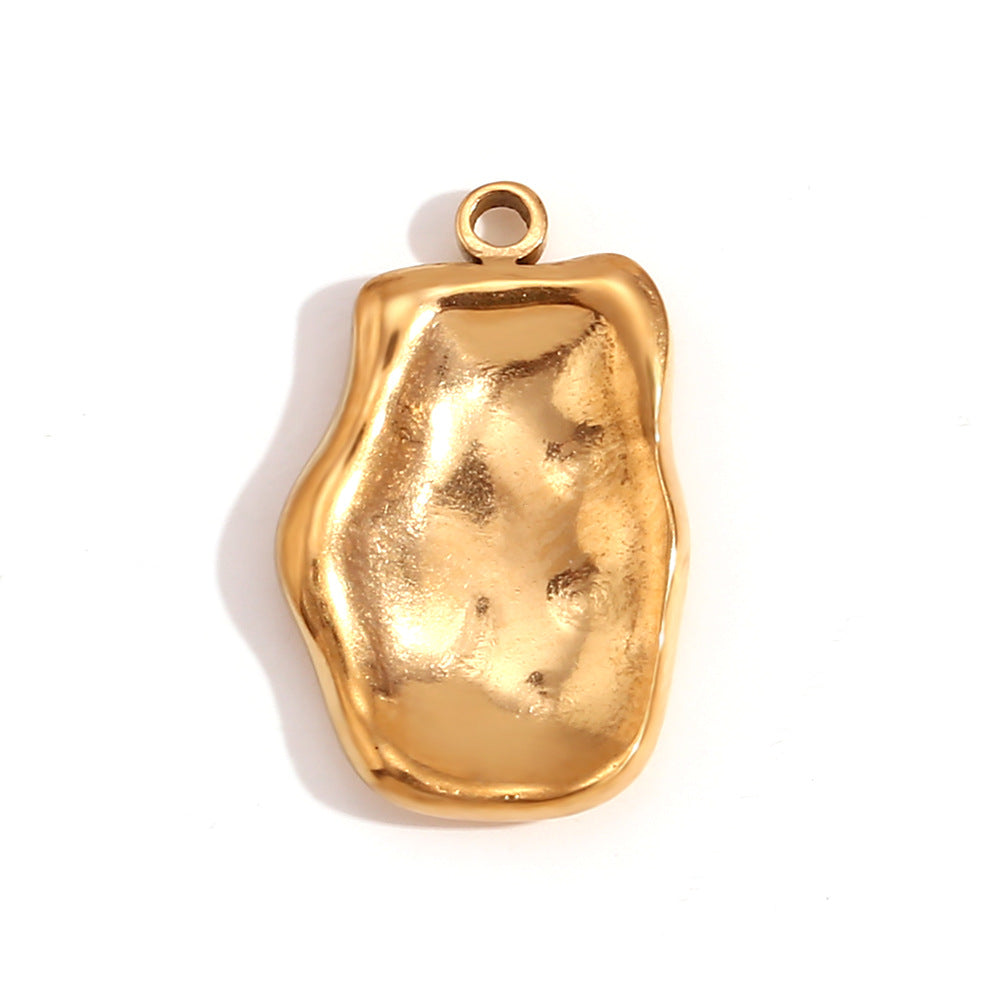 Kalayah Geometric Celestial Charms - Irregular Meteorite Pendant [29VTIPM9]