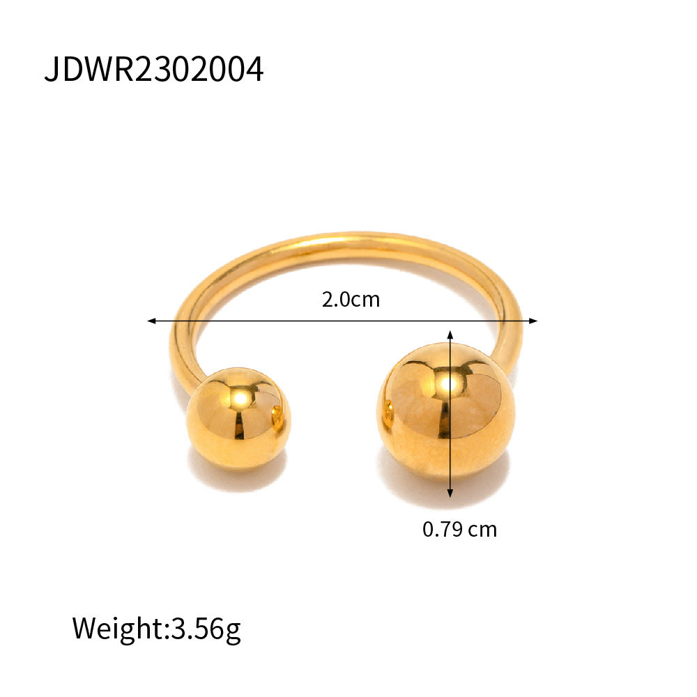 Kourtlyn Dainty Sphere Ring - JDWR2302004 [RBVAPAPR]