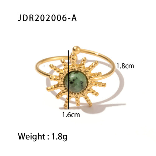 Amberlynn Turquoise Star Open Ring Set - JDR202006-A [QLC069MZ]