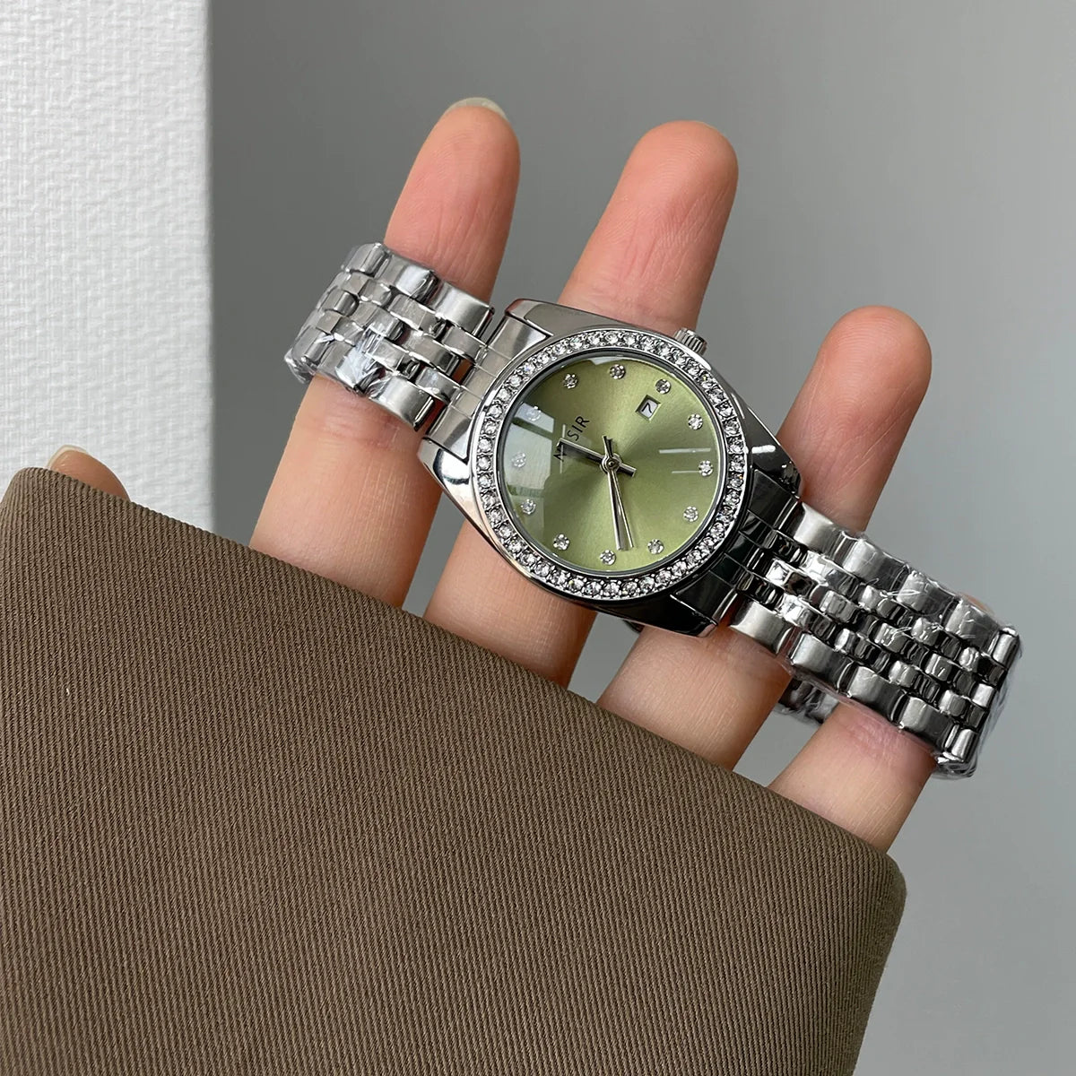 Deniz Quartz Steel Watch - Green