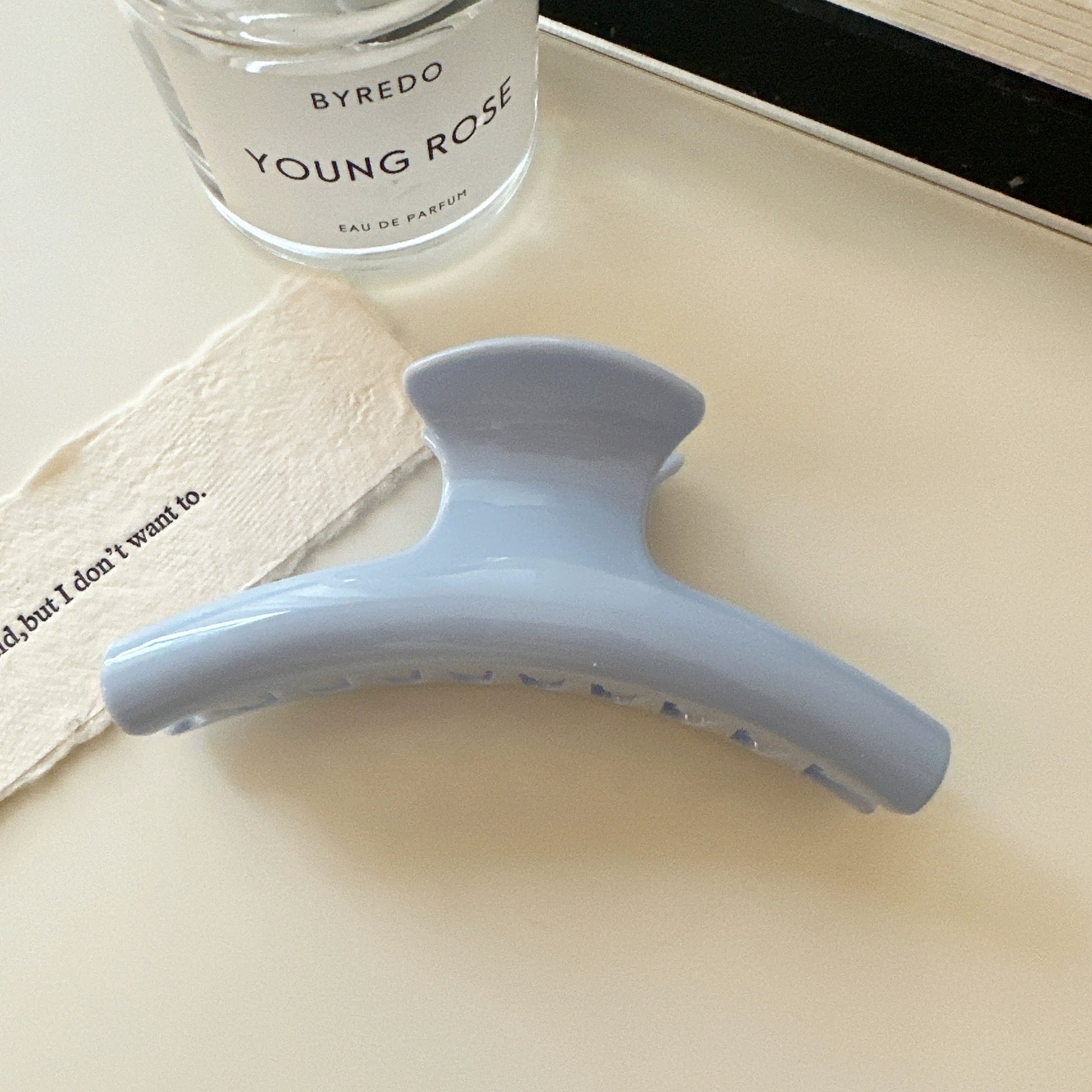 Zarina Elegant Claw Clip - French Bar Blue [4Y1X50K9]