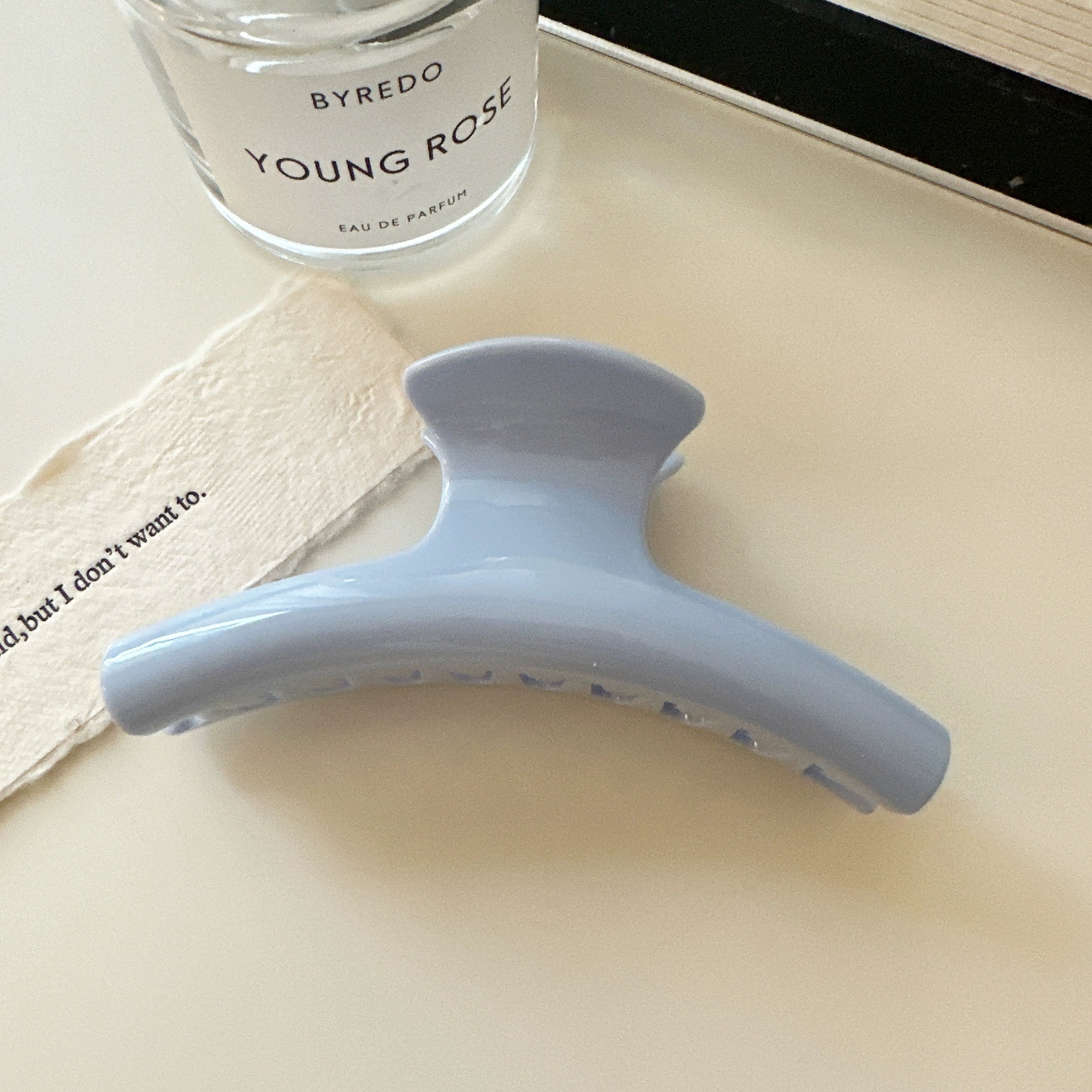 Zarina Elegant Claw Clip - French Bar Blue [4Y1X50K9]