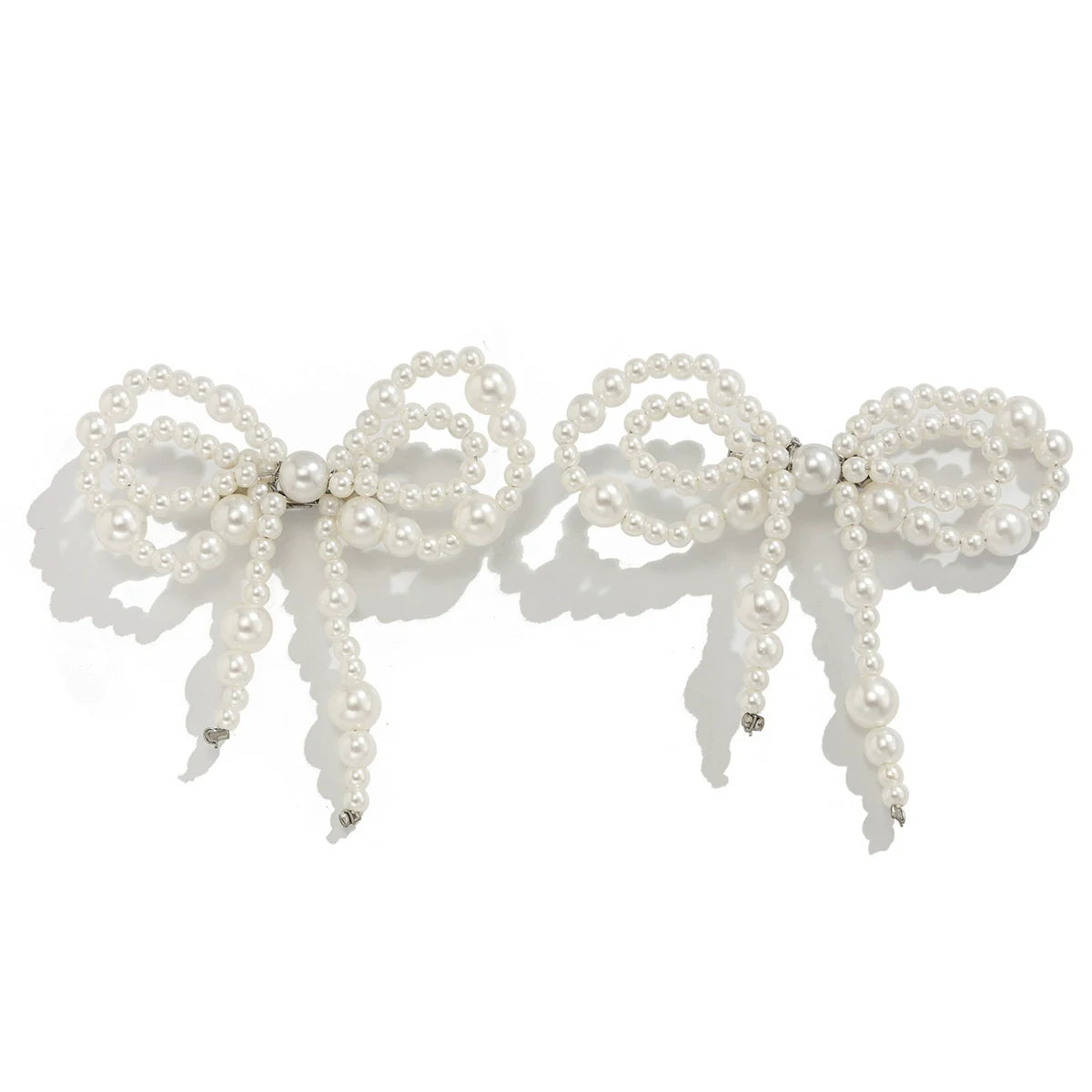 Abi Pearl Butterfly Leg Chain Set - Silver (2 Pieces)
