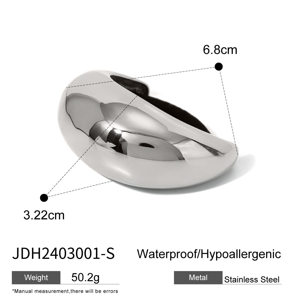Aasiyah Sleek U-Shape Hair Tie - JDH2403001-S [S4EPFYOM]