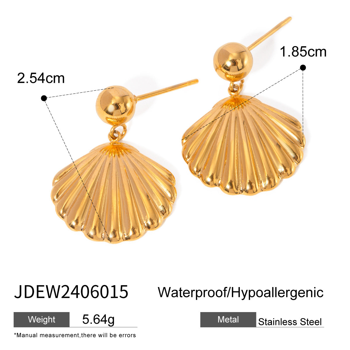 Akayla Ocean Charm Earrings - Product Code JDEW2406015 [X3S3OAQD]