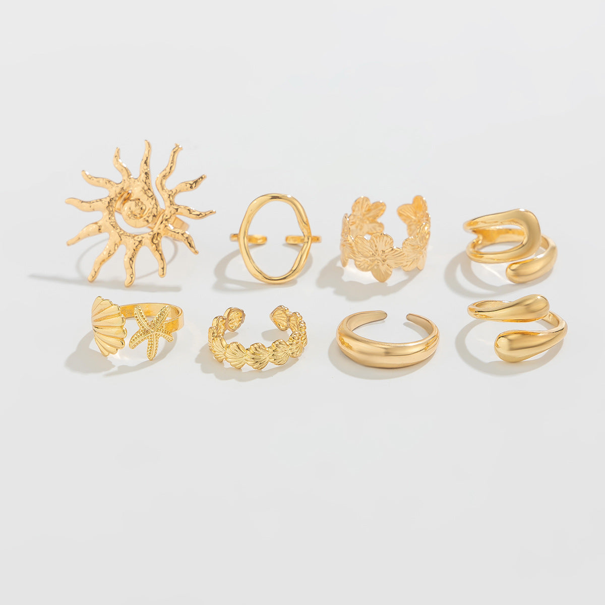 Rozlyn Celestial Open Ring - Light Gold [SMR0KTOX]