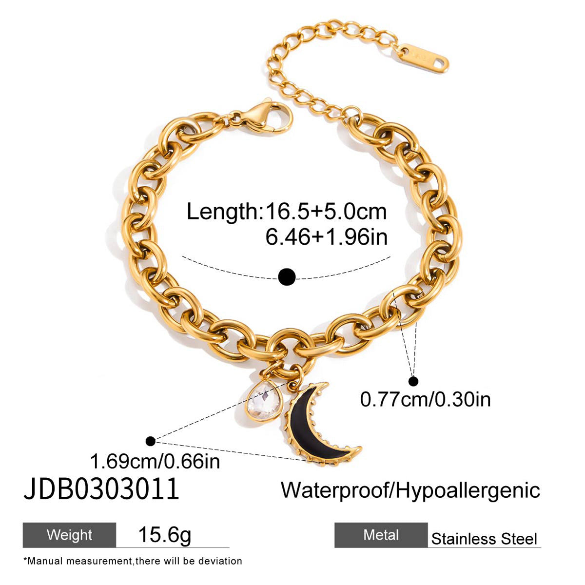 Eloisa Zircon Star Bracelet - JDB0303011 [I3UA2VQX]