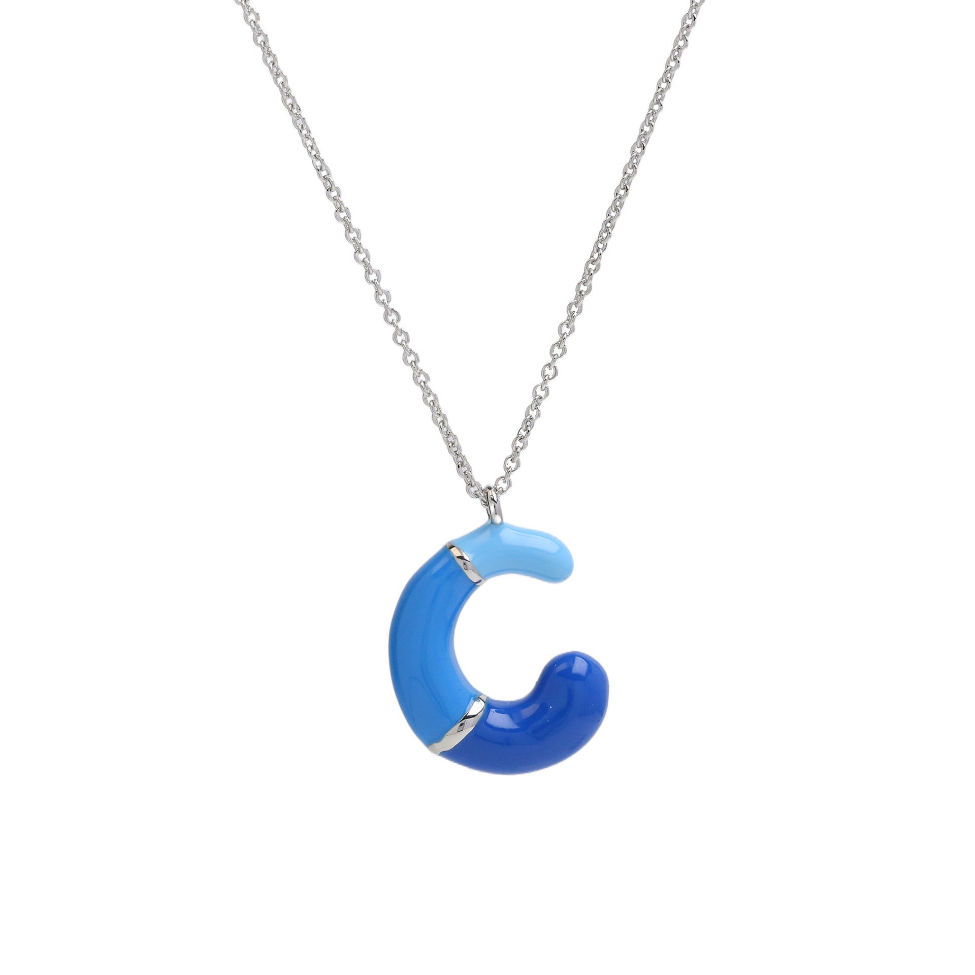 Victory Initial Bubble Necklace - Necklace C [9SCKCUS5]